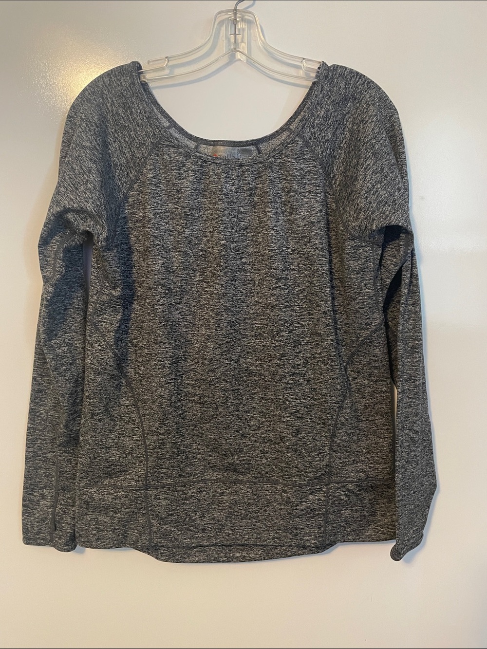 Zella Gray Wide Neck Sweatshirt Size medium